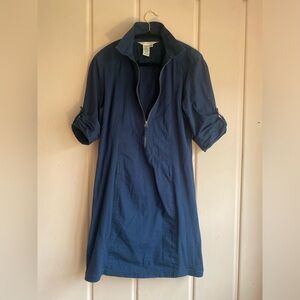 Max Studio Utility Deep Blue Dress